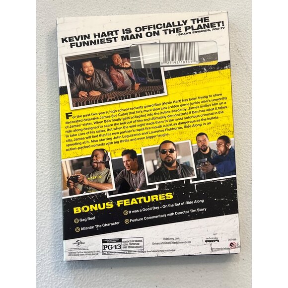 Ride Along 2014 DVD Comedy Movie Ice Cube Kevin Hart New Sealed - Picture 4 of 4